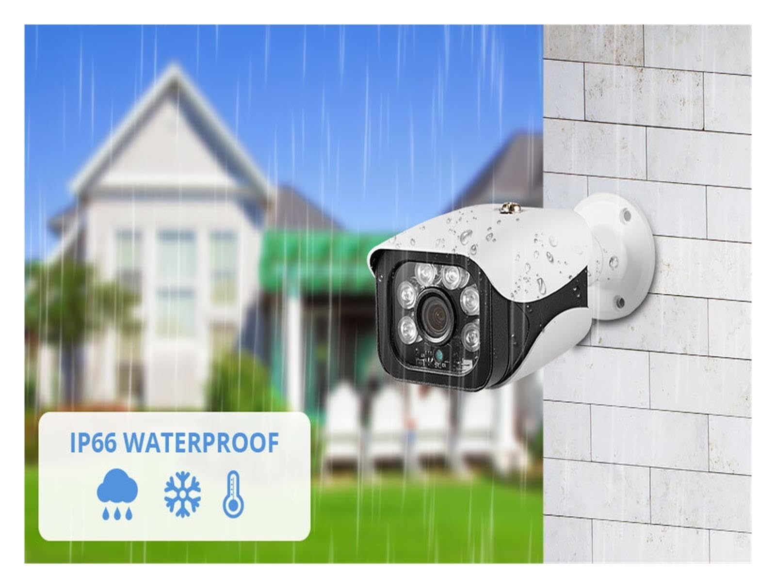 Sistema di telecamere di sicurezza NVR PoE 4K da 8 MP