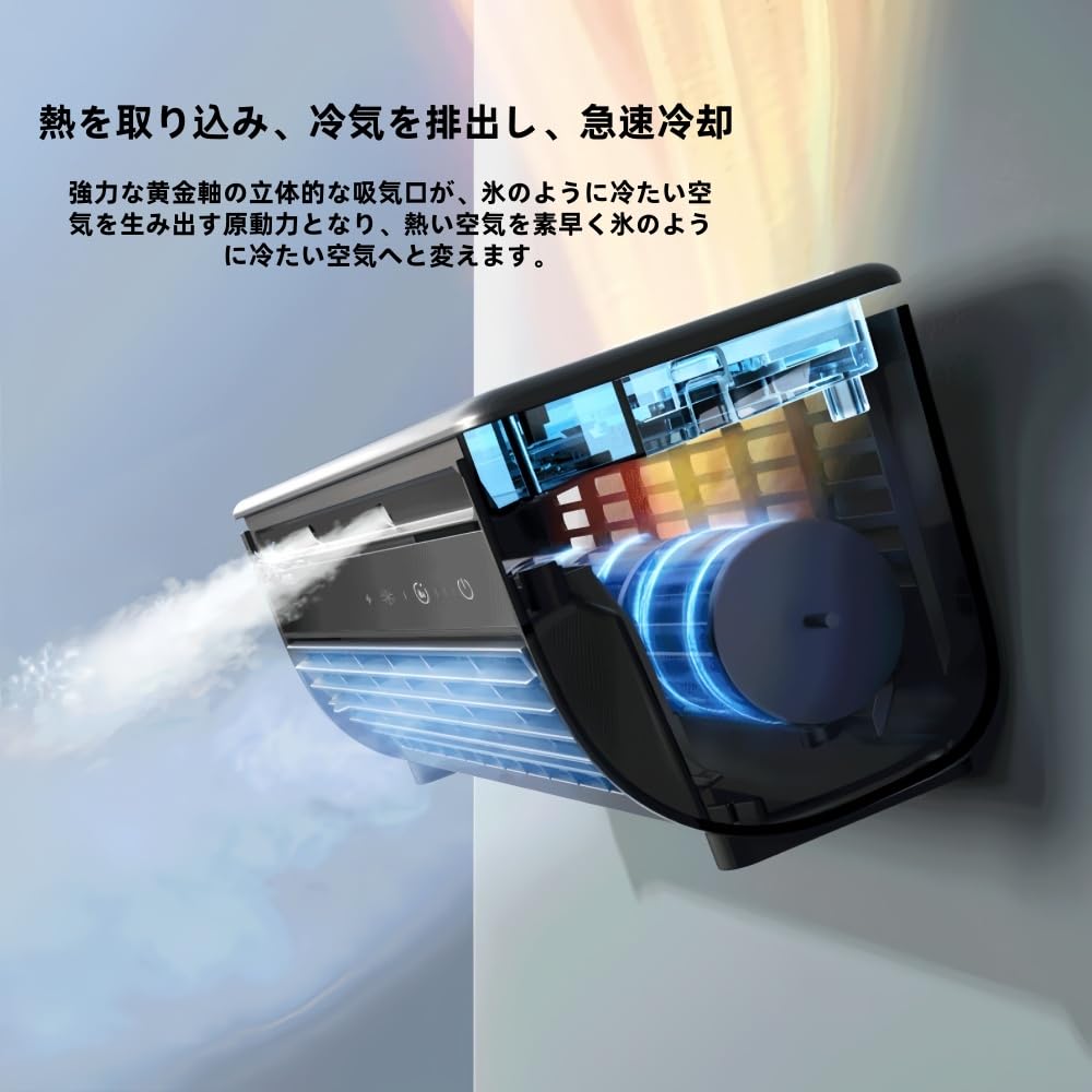 Amazon.co.jp: Gwrv ポータブルエアコン ミニ壁掛けエアコン 穴あけ