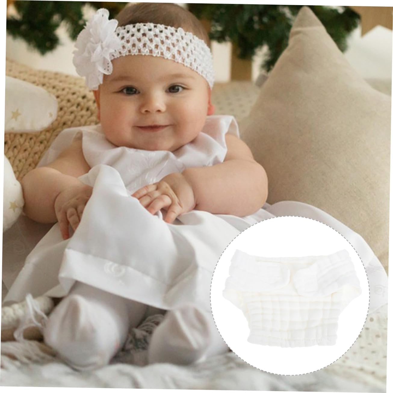 New Born Cloth Diapers for Babies 5pcs Washable Diaper Absorbent Material for Comfort and Dryness