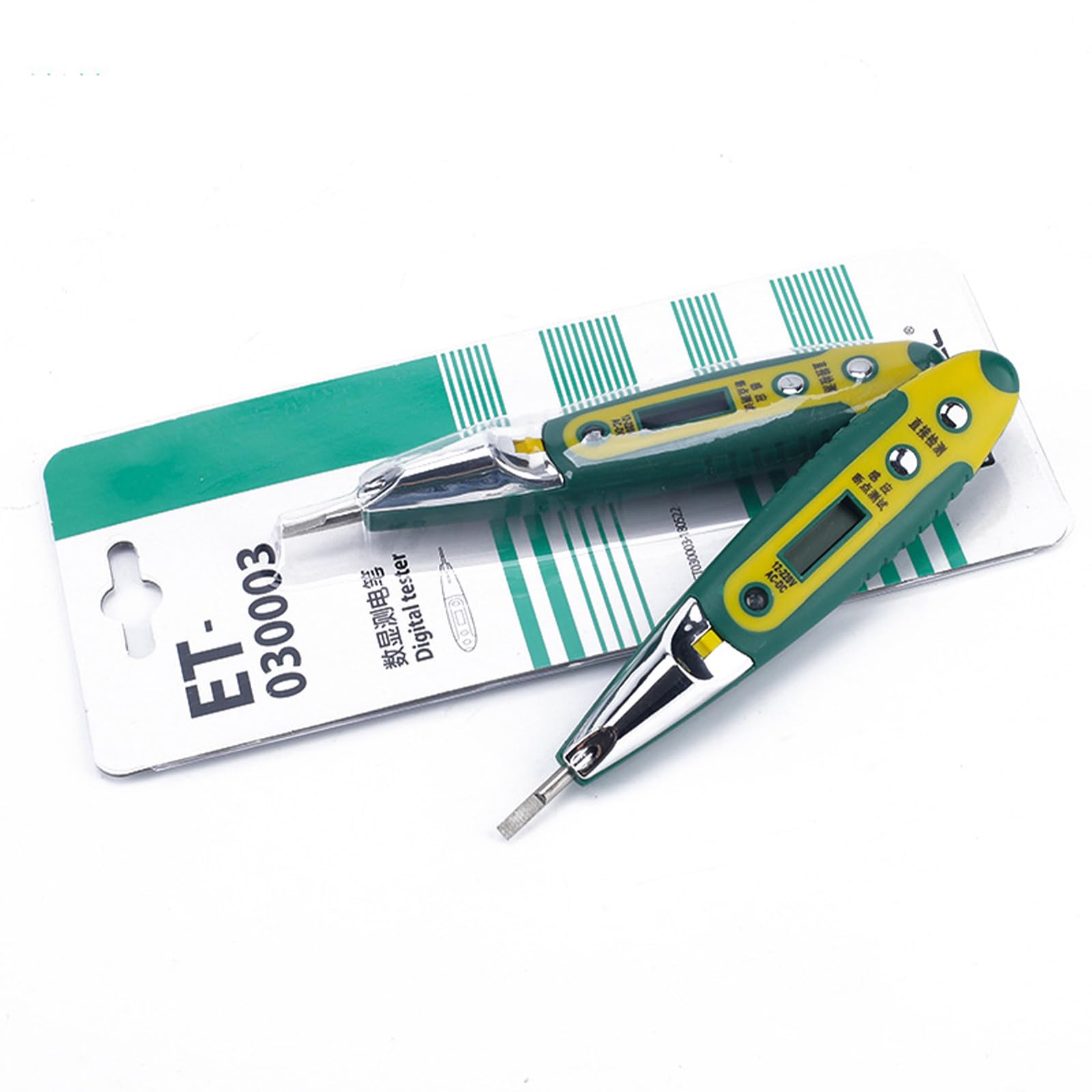 Rgybao A Portable Detector Pen Voltages Tester Pencil Electrician Tool Digital Led Display Electrical Tester Multifunctional Voltages Pen