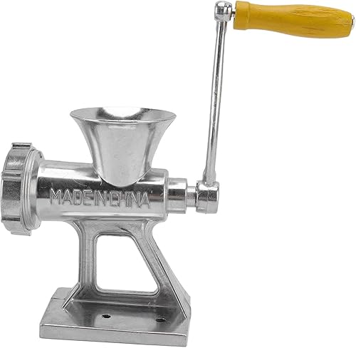 Fdit Manual Meat Grinder, Small Meat Mincer with Handle Poultry Mincing Chopper Tools for Restaurants Butcher Shops