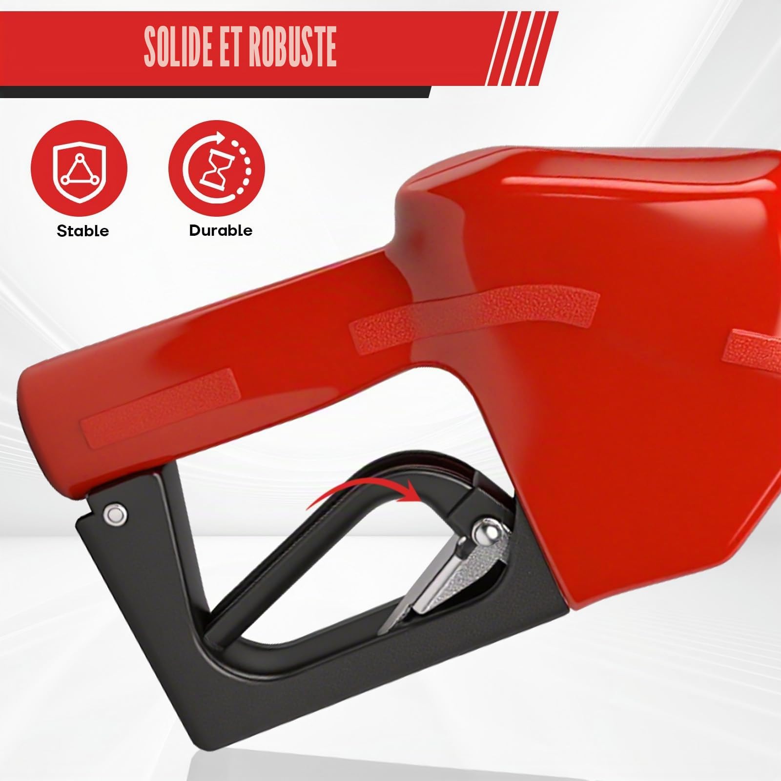 Pistolet de Distribution Automatique avec Connecteurs de 1 Pouce et 3/4 Pouce pour Diesel, Essence et Kérosène, Débit de 40 à 70 l/min