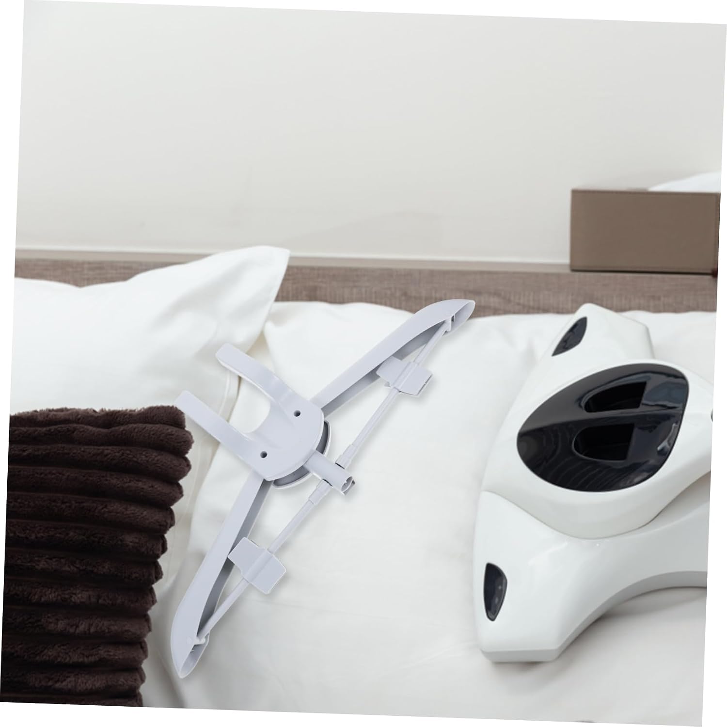 Ciieeo 1pc Foldable Garment Steamer Hanger for Convenient Ironing Smooth Edges Compatible Handheld Steamers for Clothes Drying and Steaming