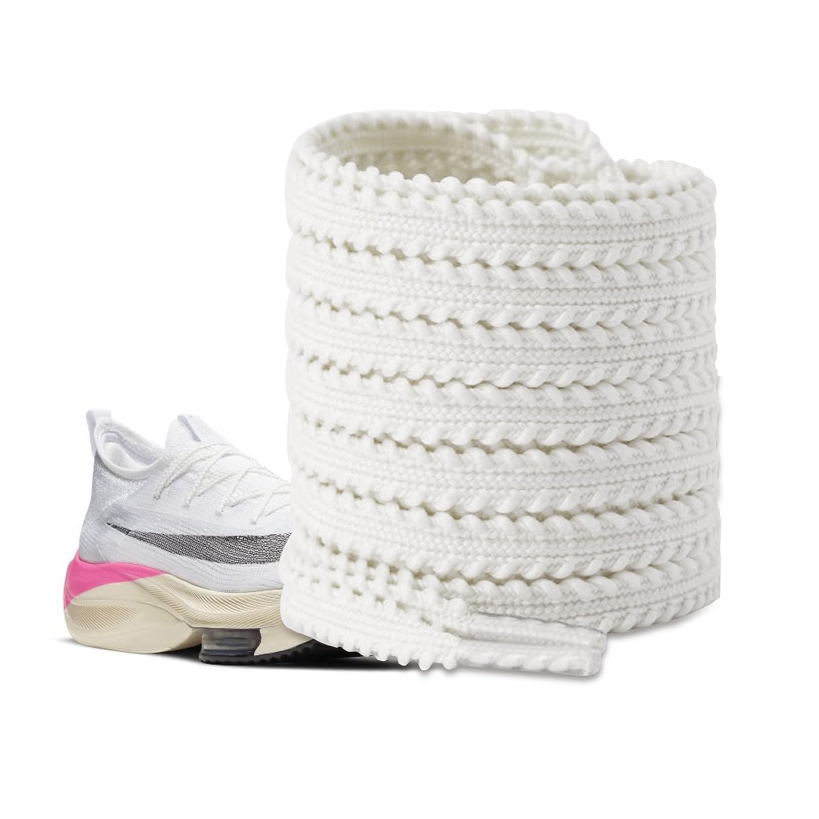UamGlsob Running Shoe Laces for AlphaFly 3 Sneakers, Athletic Shoelaces Replacement for Vaporfly 3 Trainers Men Women
