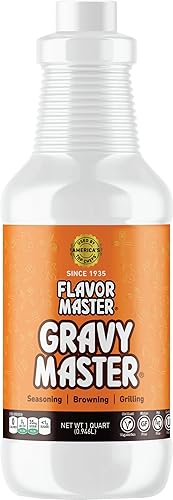 Gravy Master salsa para asar condimentar y dorar lista para usar 1 botella 32 onzas líquidas vegetariana sin gluten Kosher Pareve parrilla glaseado