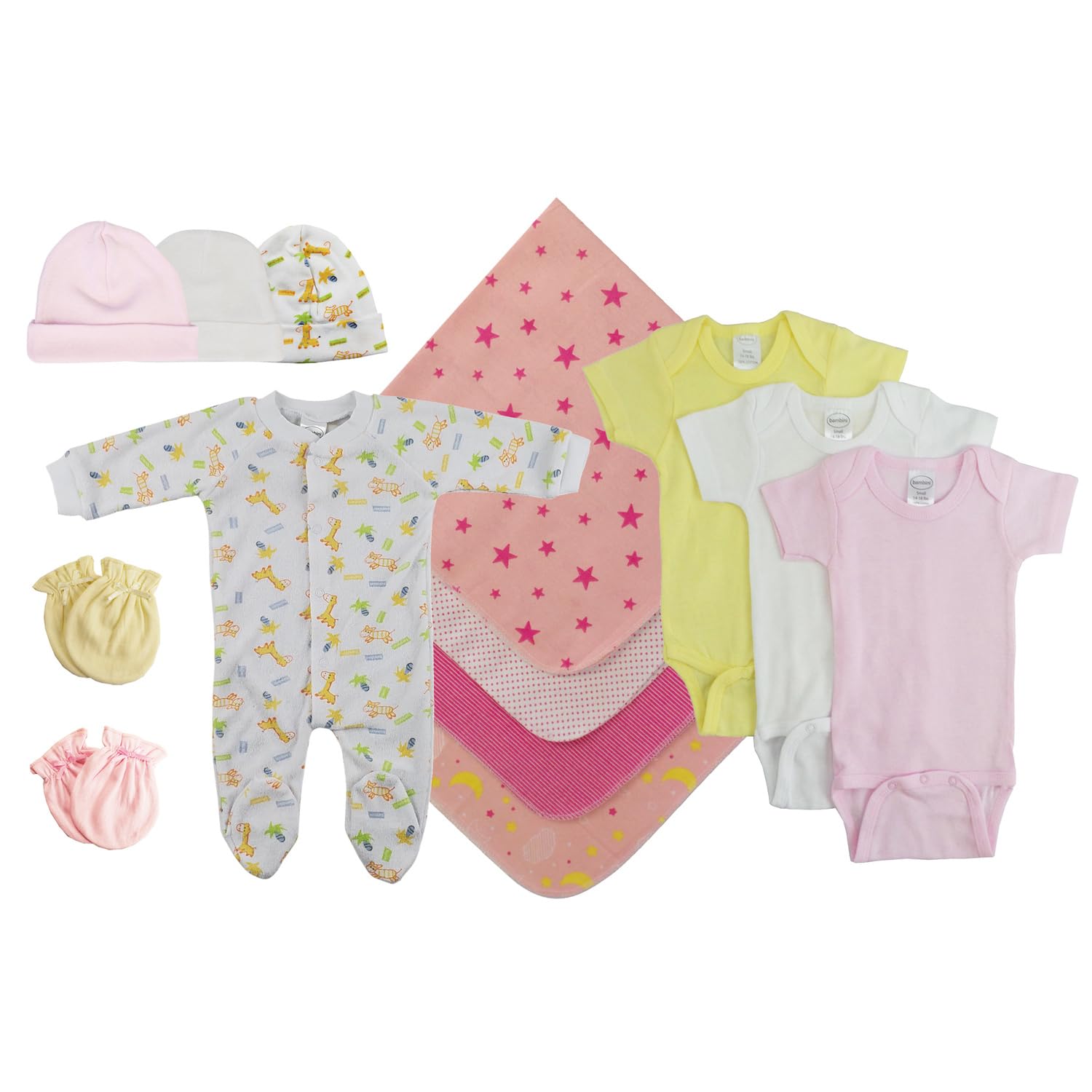 Bambini Baby Girls 13 Pc Layette Sets