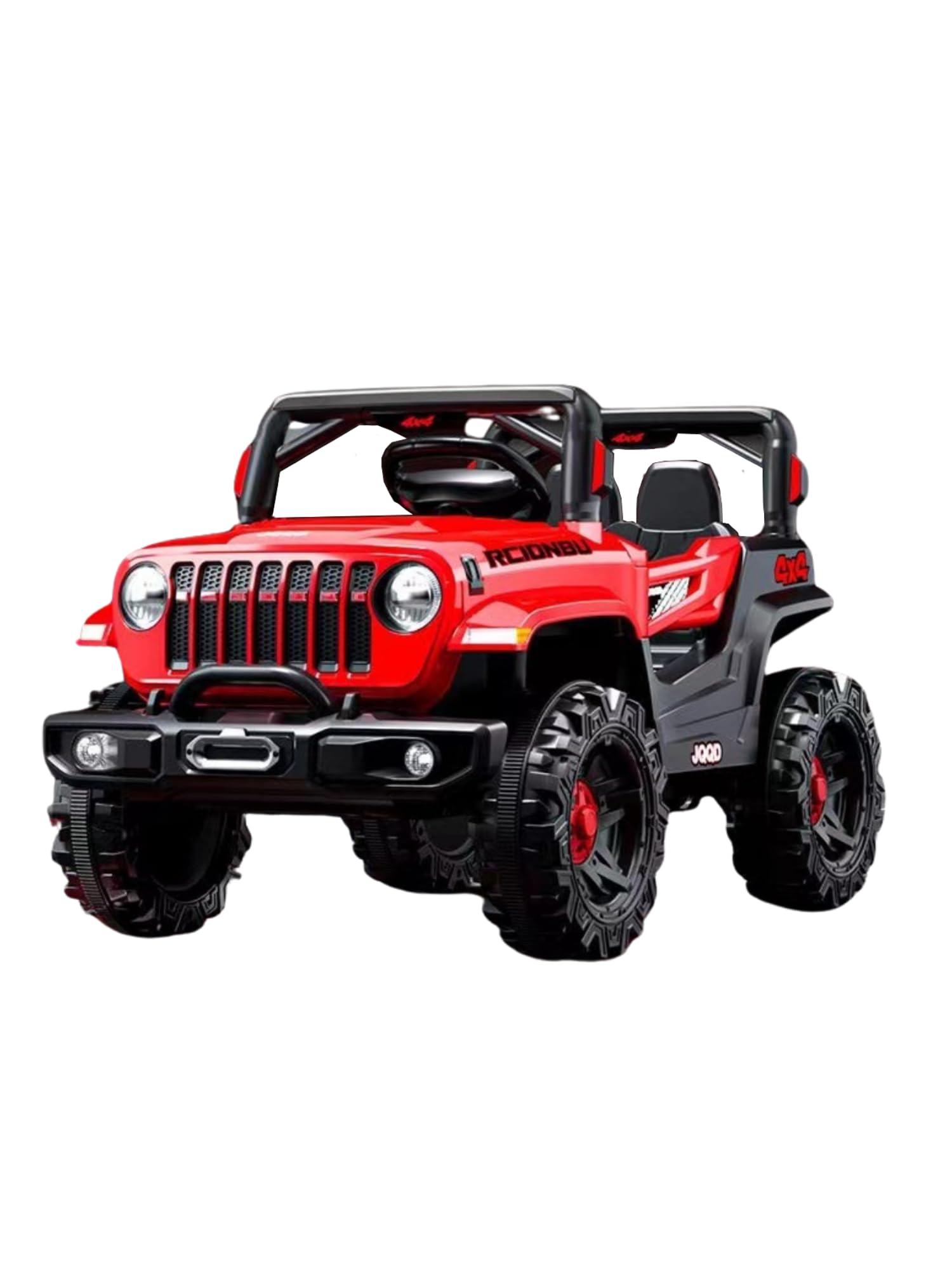 Coche Todoterreno Eléctrico para Niños 1-3 Años. Vehículo Teledirigido 4x4. Coche Infantil con App con Mando de Control y Pedal, 2 Marchas, 5 km/h. Cargador Incluido, Batería de 12V, Bluetooth.
