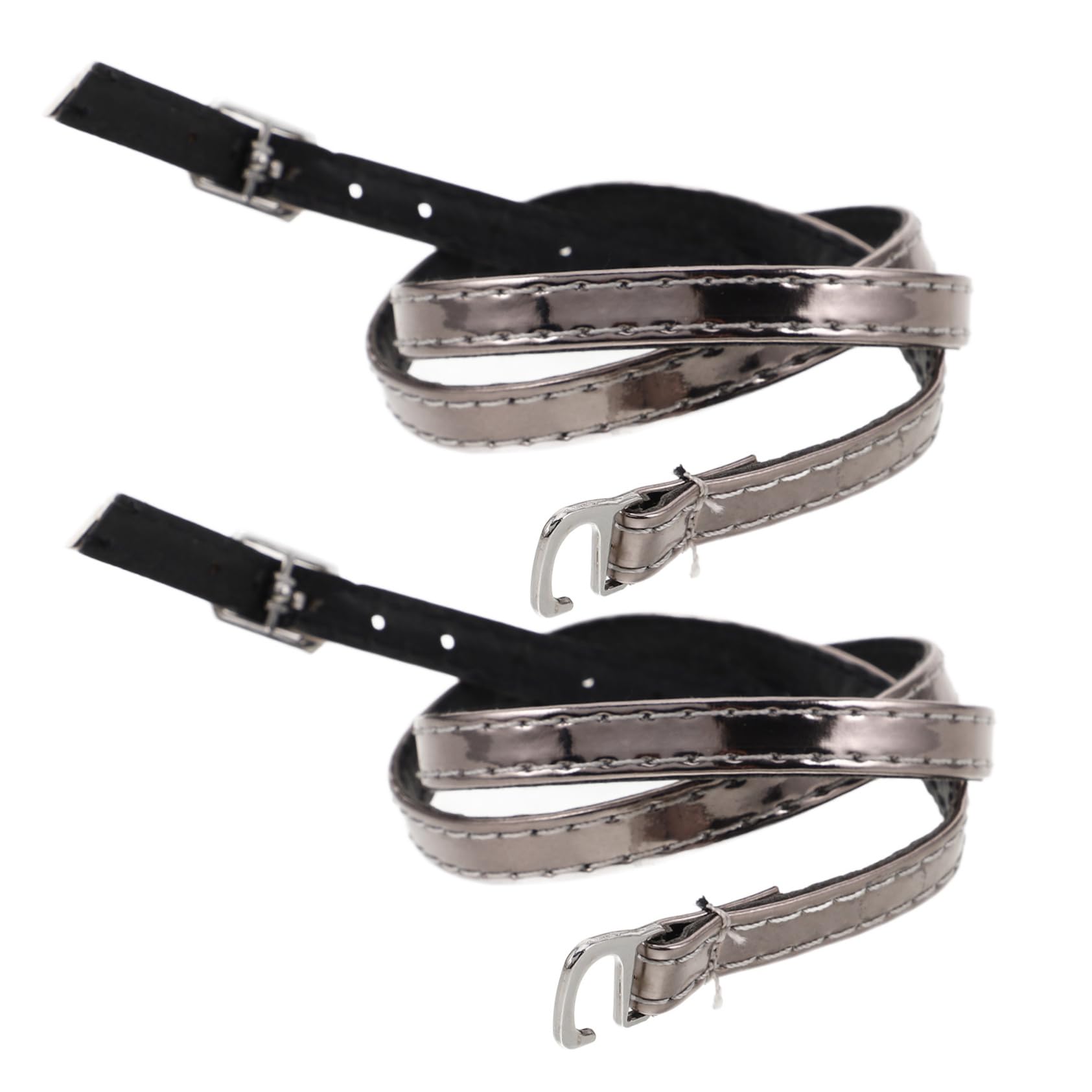 Veemoon 1 Pair Adjustable Loose High Heel Straps for Women Detachable Buckle Shoe Accessories Stylish Design for Secure Fit Fashionable High Heels Convenient Tying Process Durable Material