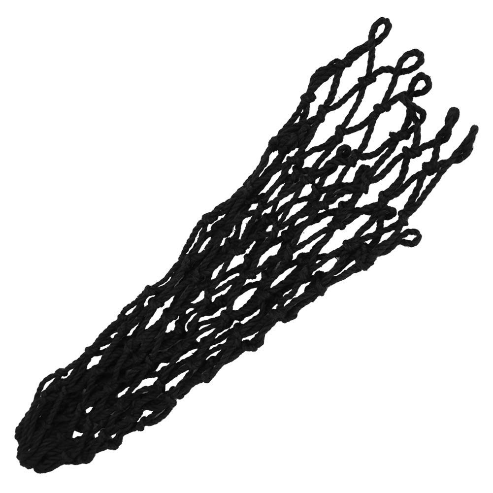 Demeras Biliardo Tasca da Tavolo Filato di Cotone Biliardo Borsa a Rete 6 Pezzi/Set per Biliardo Biliardo(Nero)