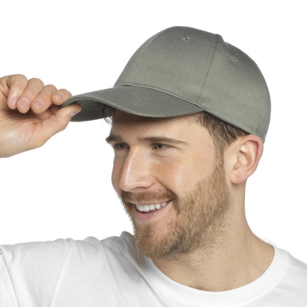 A2z Men's Khaki Plain Baseball Cap Breathable Polyester Cotton - Baseball Cap Az4819