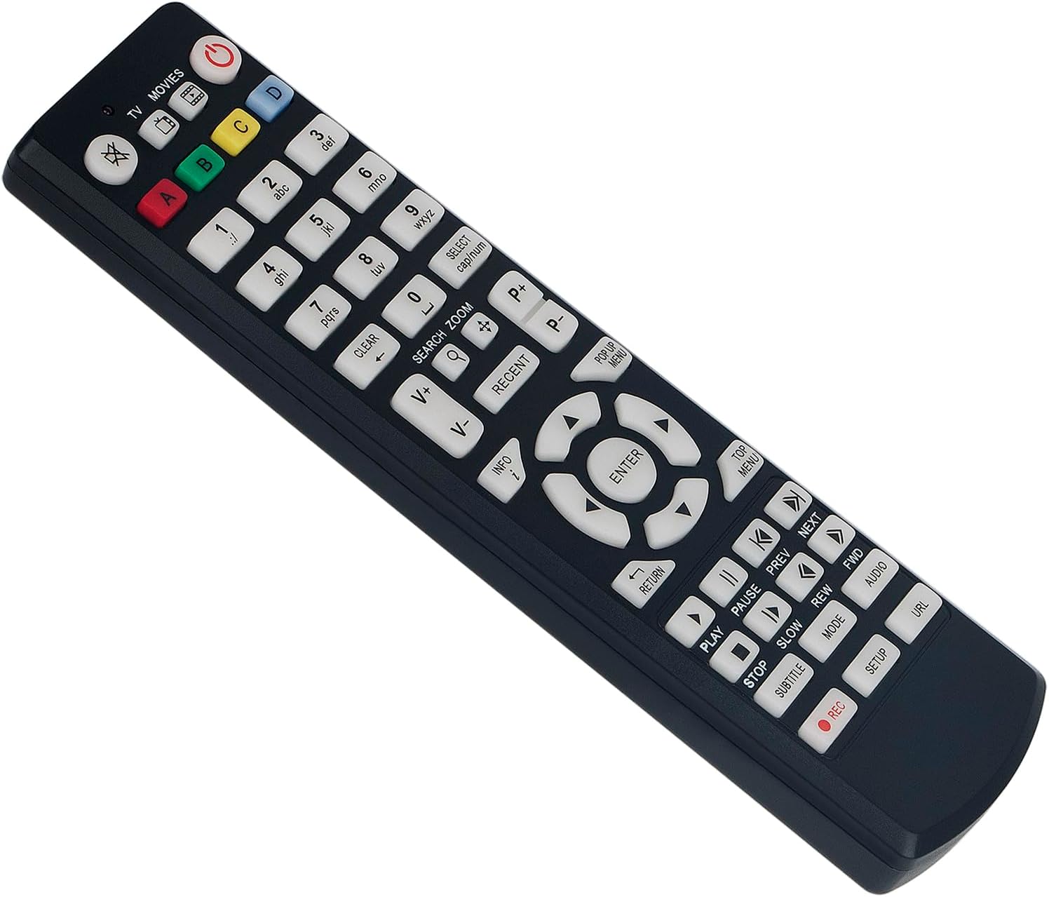 AIDITIYMIReplace Remote Control Compatible with Kartina TV Micro HD Dune HD TV-1 Dune HD 53D Lite TV-101 TV-102 TV-301 TV-303 Duo Max Smart Base Solo Lite