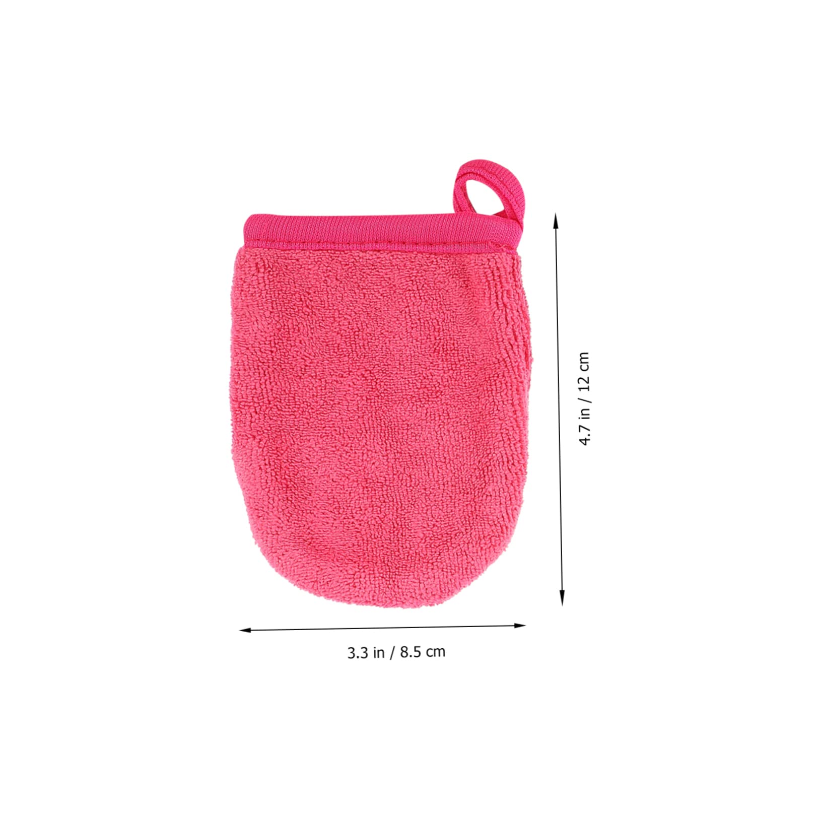 CALLARON 14 Sätze Handschuhe Waschen Gesichtsreinigung Ölig Handschuhe Reinigen Gesichts- Abschminkhandschuhe Handtücher Gesichtsmuster Make -up -entferner Superfeine Faser 4 Stück * 14