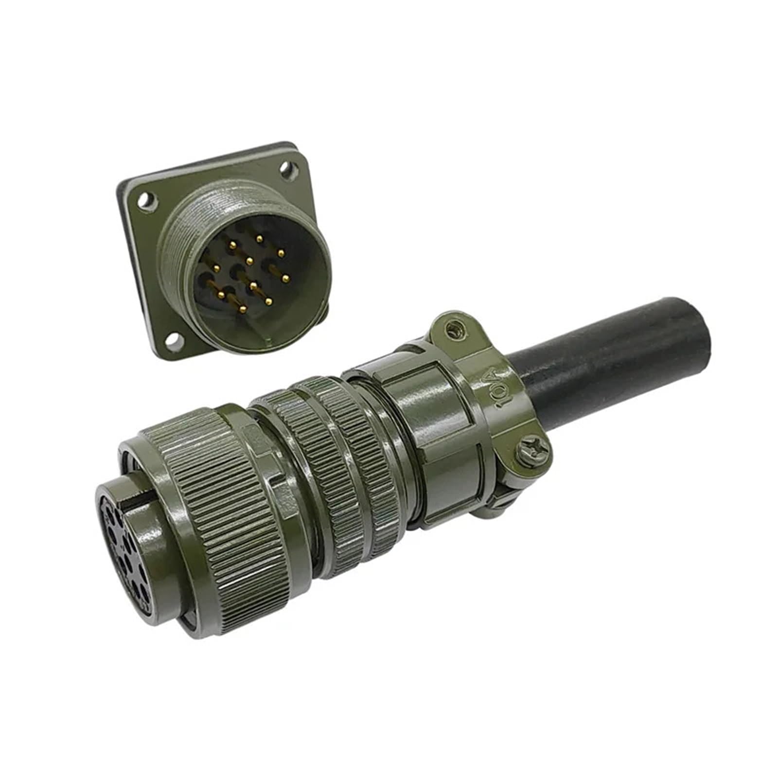 Conector circular MS3102A tipo militar para paneles de control eléctricos 7