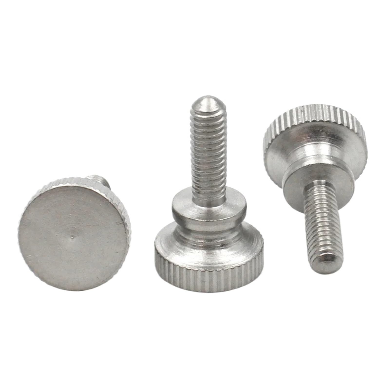 Compatibile con 1/2/5/10 pezzi M2 .5 M3 M4 M5 M6 Acciaio inossidabile 304 Serrare a mano Manopola zigrinata Vite a testa Lunghezza bullone = 3-35mm(5pcs,M6 x 30mm)