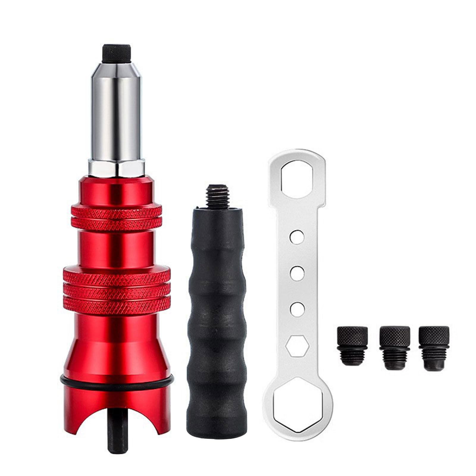 WEILWH Upgraded Rivet Adapter Electric Rivet Adapter for 2.4Mm-4.8Mm Home Cordless with Removable Handle