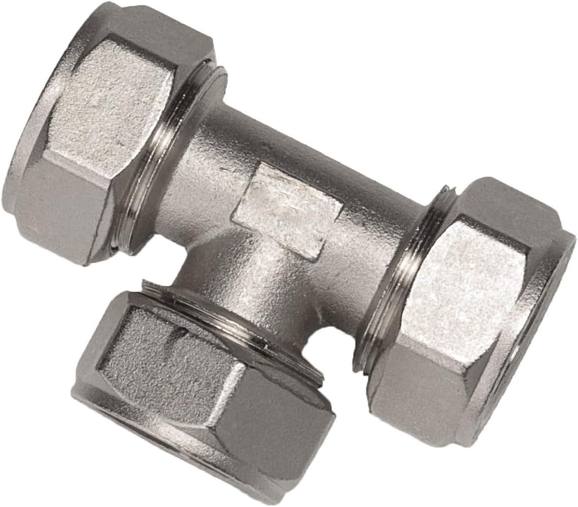 M8011 3/4" Inch Tubing Equal Tee Fits for RapidAir Maxline Compressed Air Piping M8011 Fitting Max line Rapid Air Tee Fitting Parts