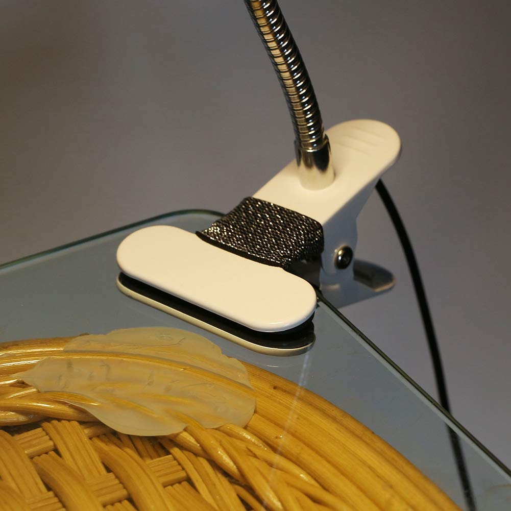 Tattoo Accesories Tattoo Lamp, Clip Lamp, Flexible 1Pcs Warm Light for Eyebrow Tattooing for Manicure, Silver - Image 2