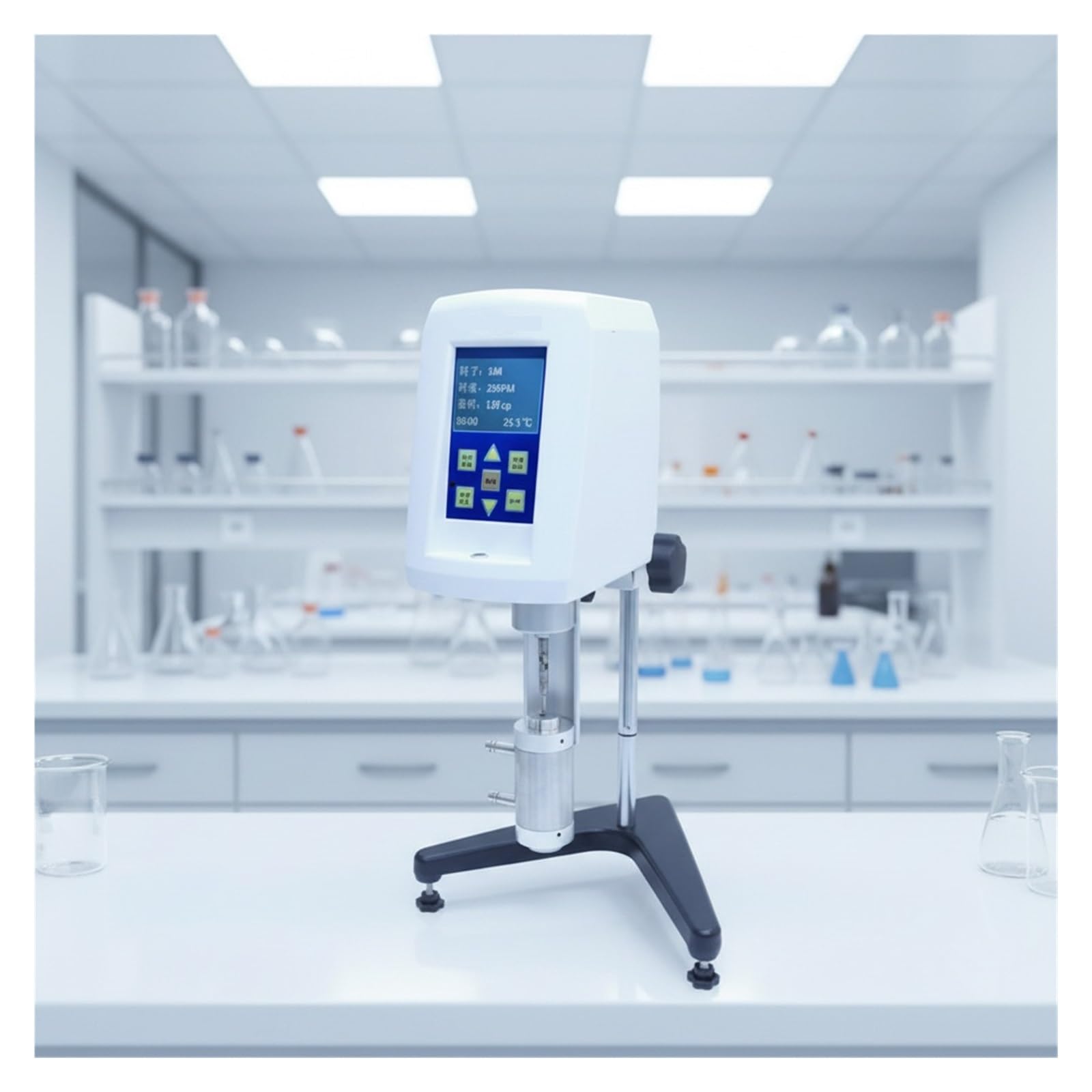Copa de Viscosidad, Viscosímetro Rotacional Digital Portátil Para Medidor De Viscosidad 7ml-13ml Para Investigación Laboratorio Y Control Calidad