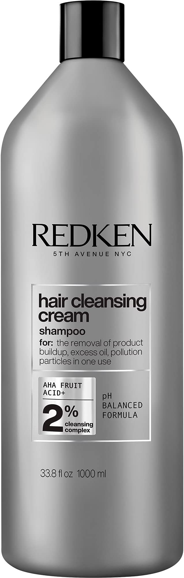 Redken Hair Cleansing Cream Clarifying Shampoo | For All Hair Types | Removes Buildup & Strengthens Hair Cuticle | 33.8 Fl Oz