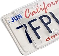Vista 3 de BLVD-LPF OBEY YOUR LUXURY Unbreakable License Plate Shields - [Pack of 2] Clear Bubble, Novelty Plate Covers with Fastening Screws, Screw Driver
