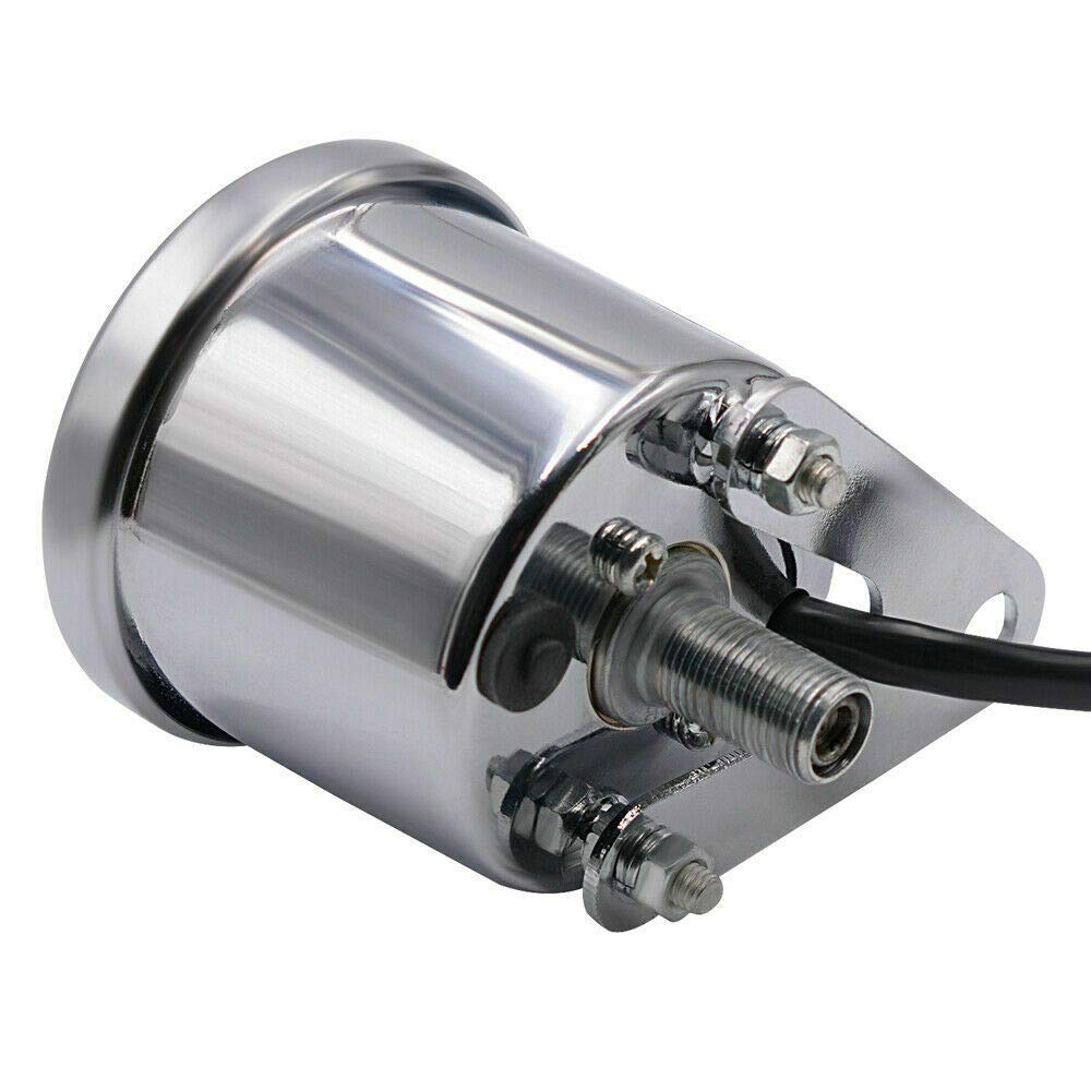 Motorbike Speedometer Universal, Motorcycle Multi-function Metre Tachometer Odometer Fuel Gauge with 7 Background Colors