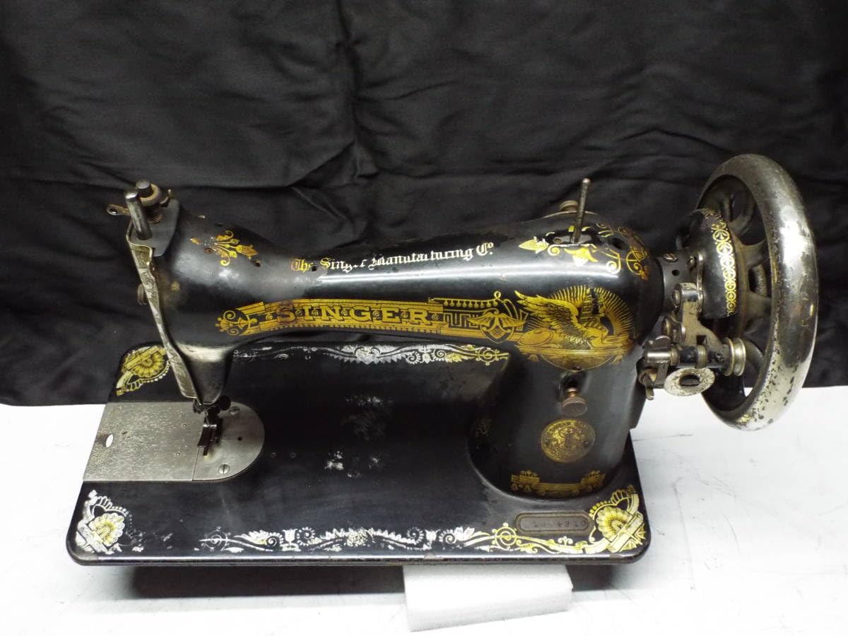1923年製　スコットランド　クライドバンク工場　ビンテージ　シンガー　ミシン 1923年製 スコットランド クライドバンク工場 ビンテージ