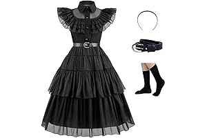 Gorgeous Wednesday Addams Dress for Girls
