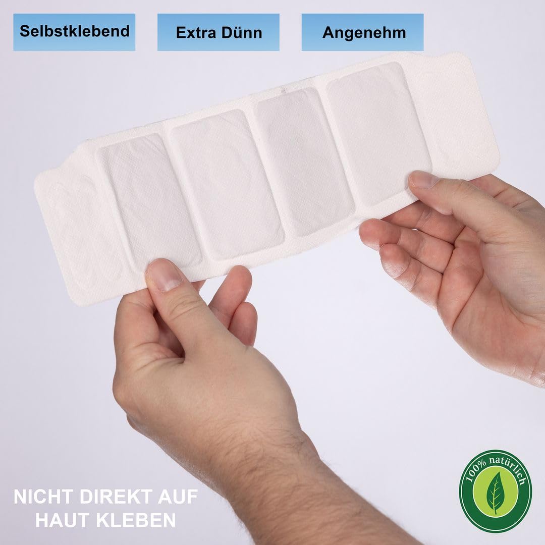 laro 50 Stück Schulter Wärmepflaster - 8 Stunden Tiefenwärme gegen Verspannungen & Muskelschmerzen | Selbstwärmend, hautfreundlich & diskret | Ideal für Nacken & Schulter
