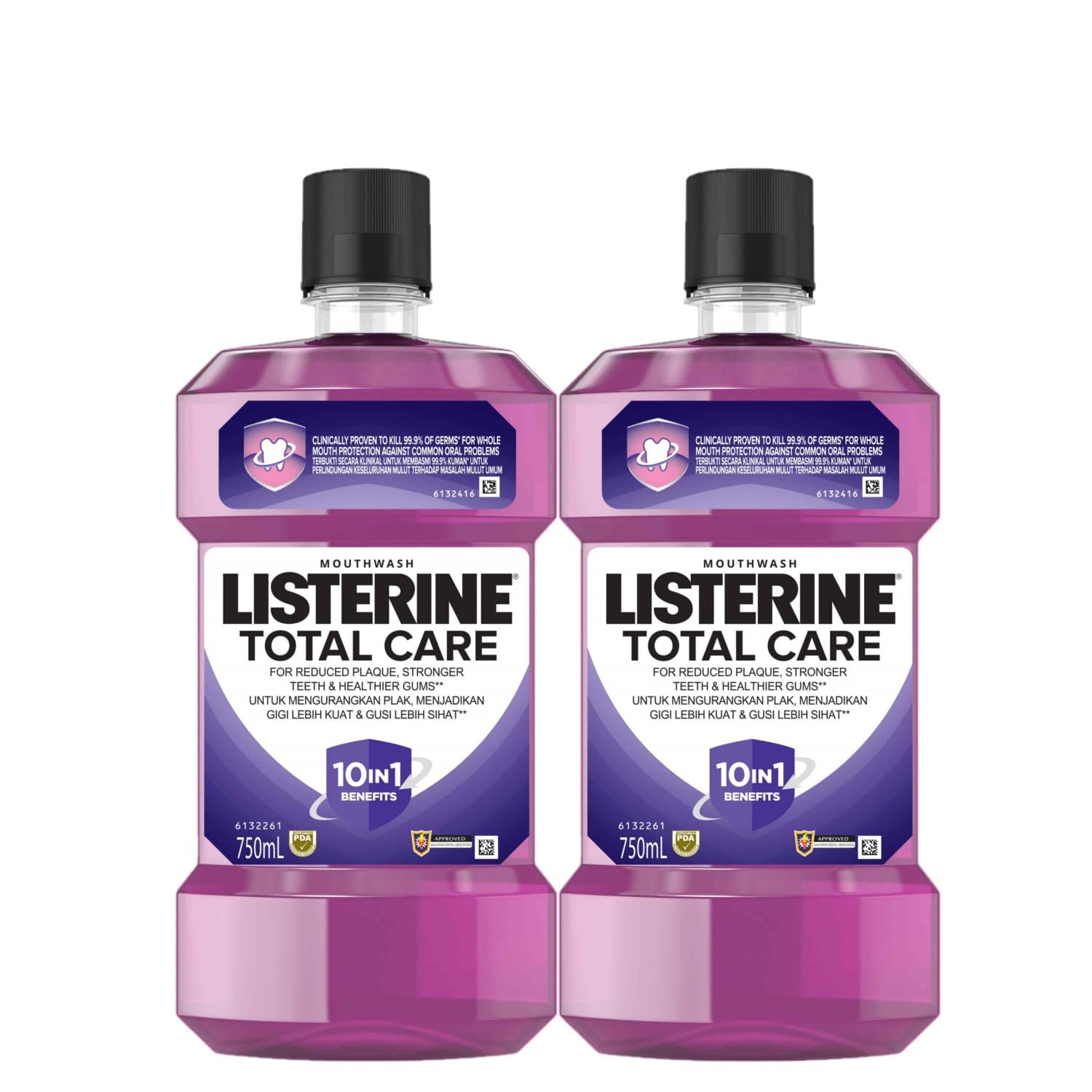 Amazon.co.jp: リステリン(LISTERINE)トータルケア No.6 フッ素入り 