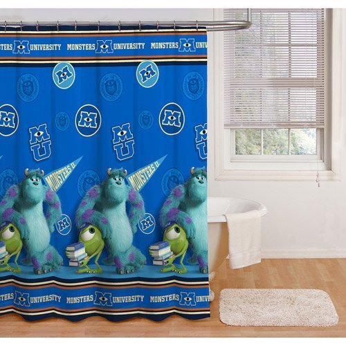 Disney Pixar Monsters University Fabric Shower Curtain 70