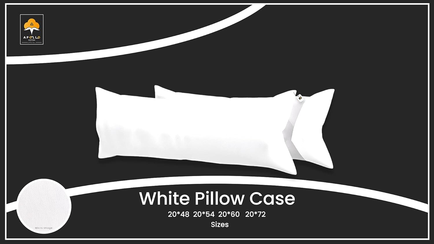 20 x 48 pillowcase