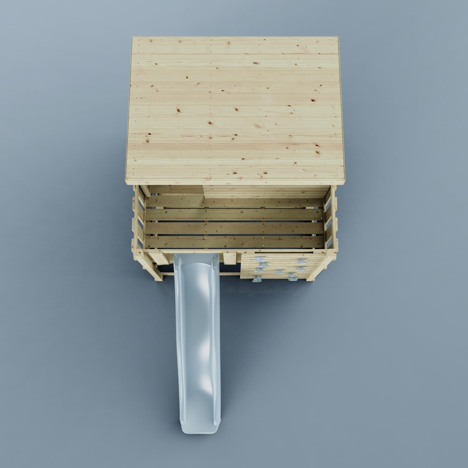 PolarPlay Stelzenhaus Polarstern aus Holz in Blau