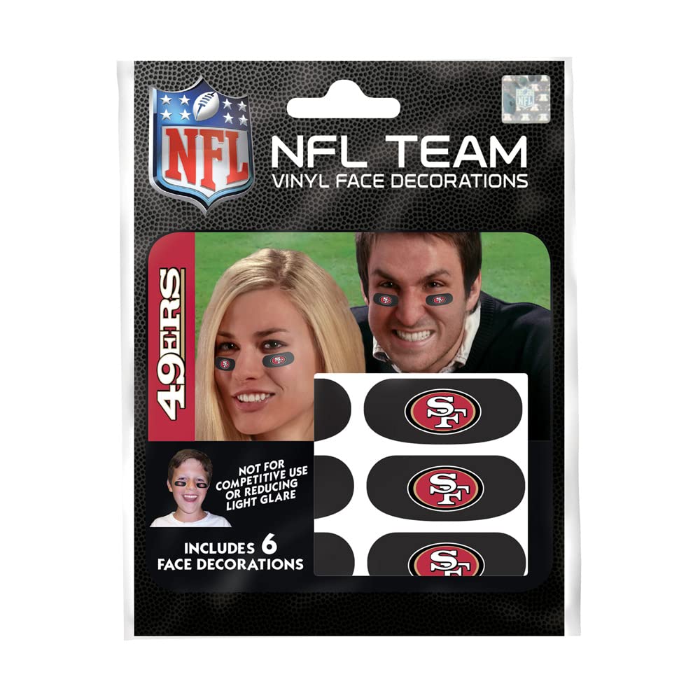 The Party Animal NFL Unisex-Adult Eye Black Stickers