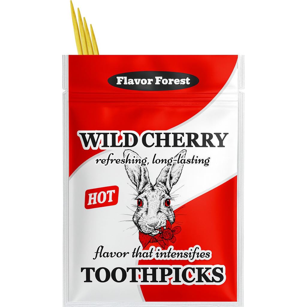 Flavor Forest Wild Cherry Cinnamon Toothpicks - 100ct