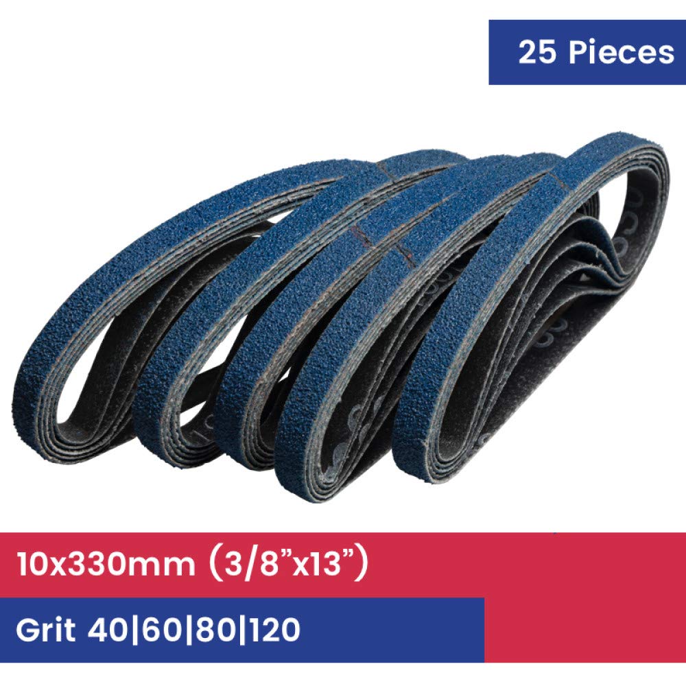 Zirkonkorund Schleifband Schleifbänder 5 Stk 760 X 40 Mm 60Er Körnung