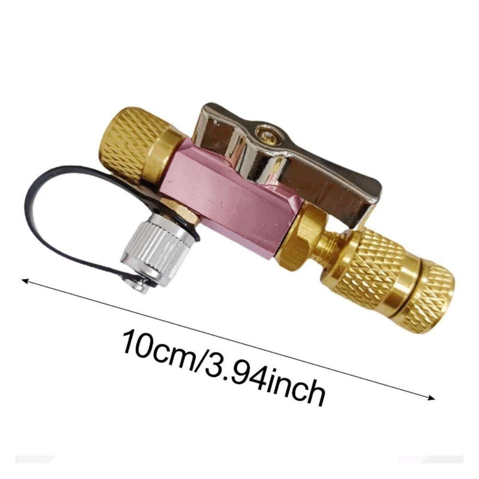 Strumento per la rimozione delle valvole Strumento for Lo smontaggio del Nucleo della valvola in Ottone for impieghi gravosi Ingegneria di precisione con classificazione Vuoto(Black)