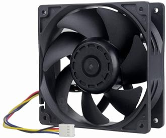 Wathai 12038 120mm x 38mm PWM Computer PC Case Fan 12V 4pin 5300rpm High Airflow Duall Ball CFM FG DC Brushless Cooling Fan