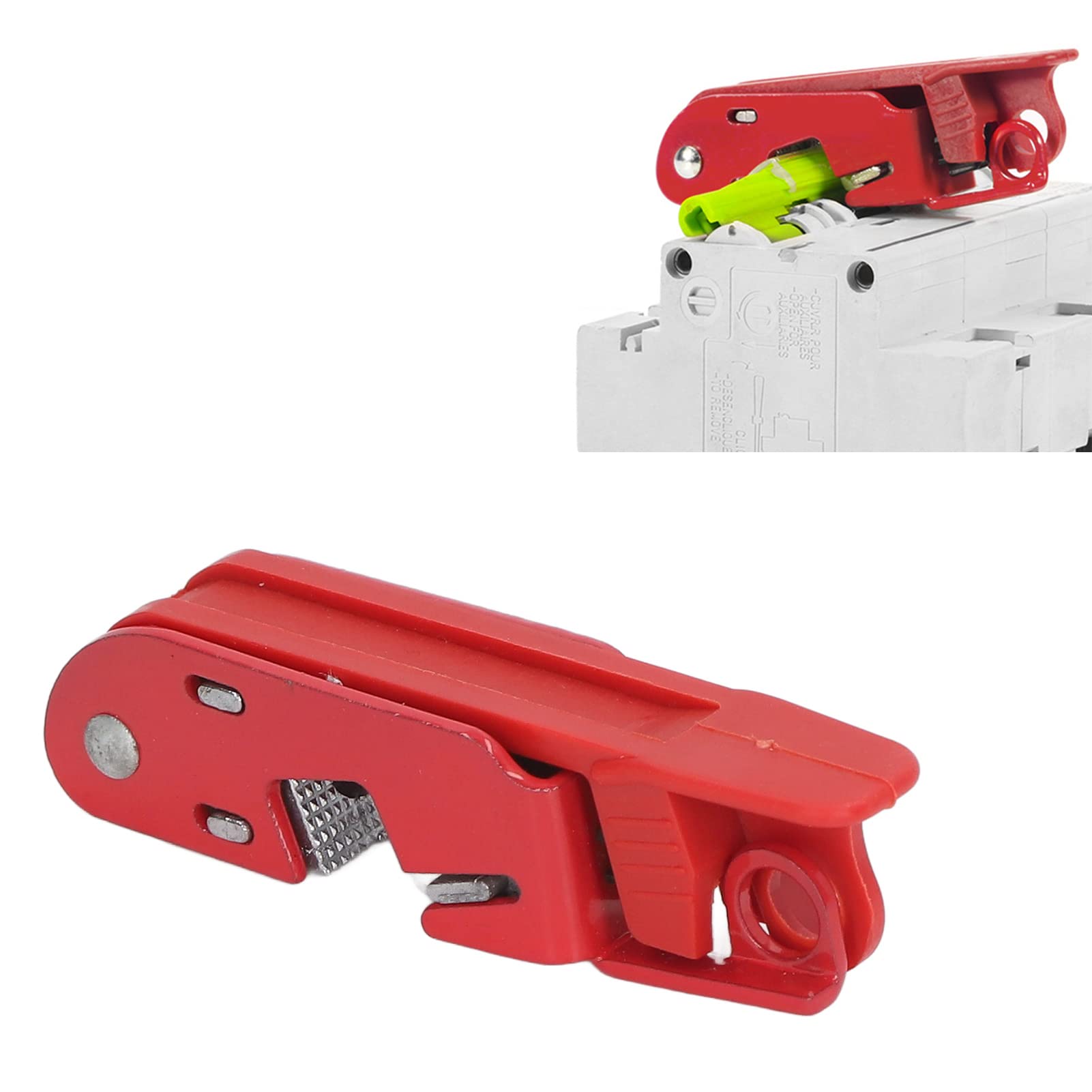 Natudeco Circuit Breaker Lockout Device Breaker Handle Lock Aluminum Alloy Nylon ABS Killer Switch Lock for Electrical Security