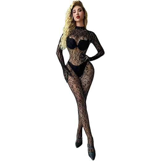 MAURNEE Womens Full Body Stocking Free Size