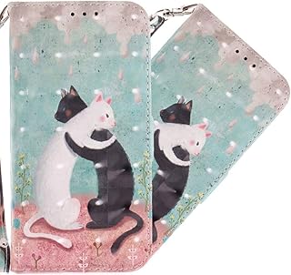 Motorola Moto Edge 30 Lite Phone Case Moto Edge 30 Lite Cover 3D Cute Embrace Cat PU Leather Flip Notebook Wallet Case Magnetic Stand Card Slot Folio Case for Moto Edge 30 Lite,TX Embrace Cat