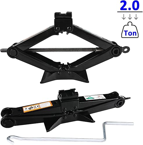 Miniatura 4 de Juego de herramientas de reparación de neumáticos para Ford F-150 2002-2014 Llave de llanta de repuesto y gato de tijera de 2 toneladas, juego de