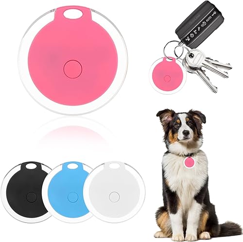 Rastreador GPS portátil, dispositivo inteligente Bluetooth portátil antipérdida para bolsos, mascotas, cartera, equipaje y más, control de