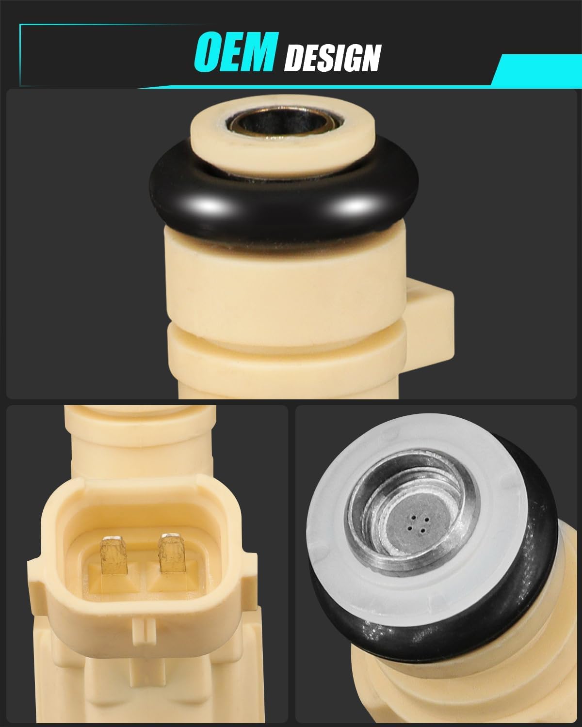 35310-2G100 Fuel Injectors Fit with 2.0L for:-Kia Forte 2010 2011 2012 2013 Koup for:-Hyundai Tucson 2010-2013 (4PCS) Oem Fuel Injectors Automotive Replacement Fuel Injectors Replace OE# FJ1082