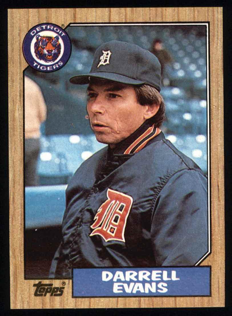 Amazon.com: 1987 Topps #265 Darrell Evans Detroit Tigers (Baseball
