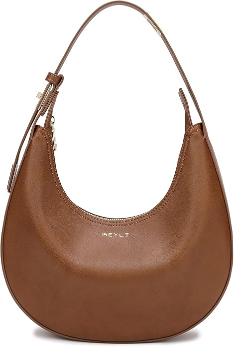 Keyli Shoulder Bag for Women Stylish Casual Clutch Purses for Women 3 Ways Adjust Strap Hobo Handbags with Zip Closure
