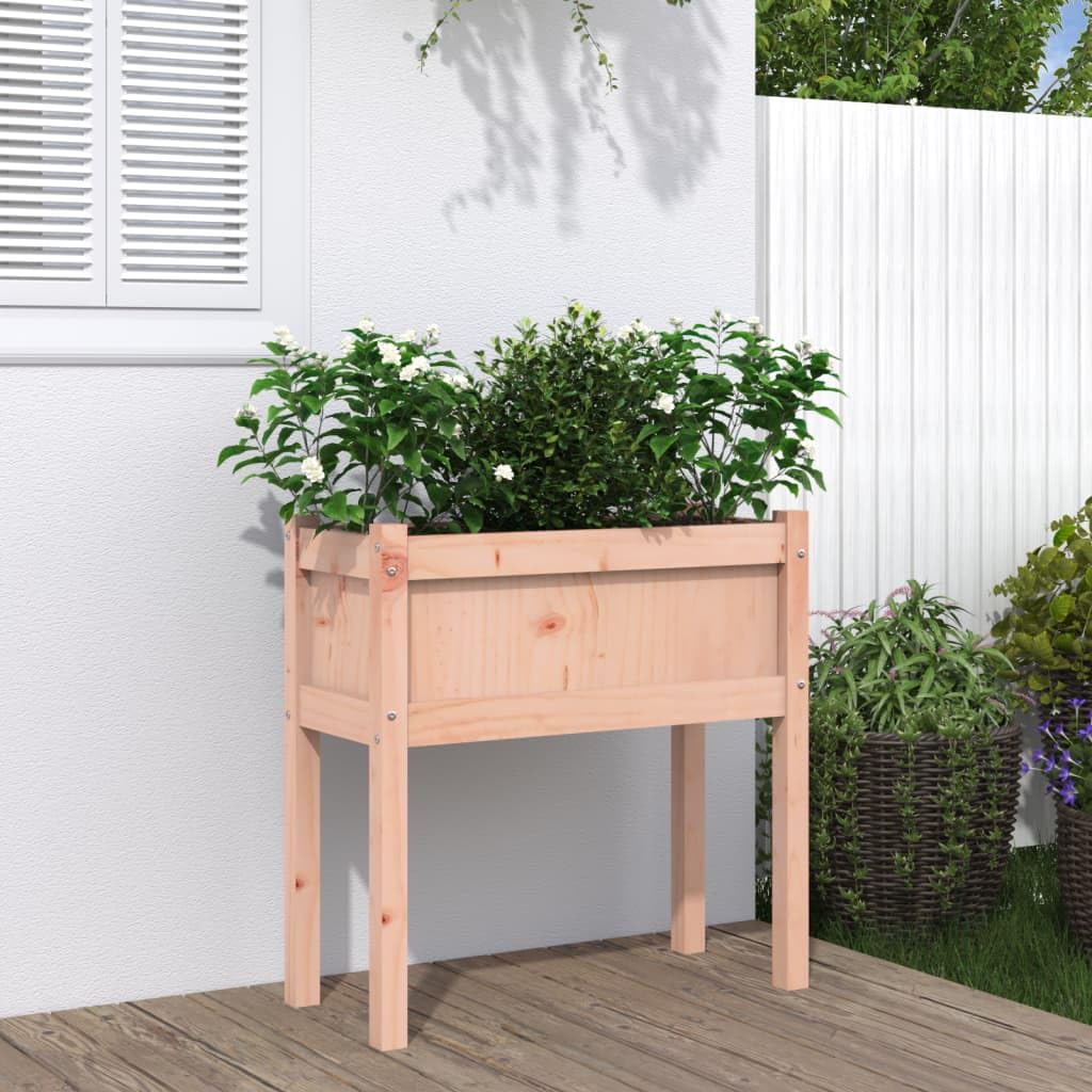 vidaXL Jardinières avec Pieds 70x31x70 cm Bois Massif Douglas