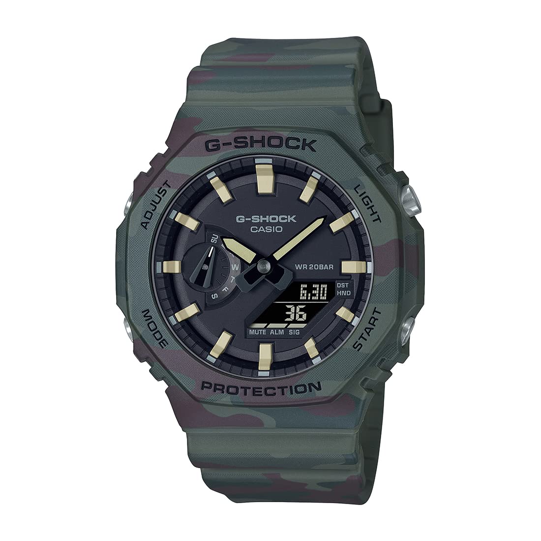 Casio G-Shock GAE-2100WE-3ADR Black Analog-Digital Dial Camouflage Resin Strap Mens Watch Shock and 200M Water Resistant G1312 (B0BSKQ77CB) Amazon Price History, Amazon Price Tracker