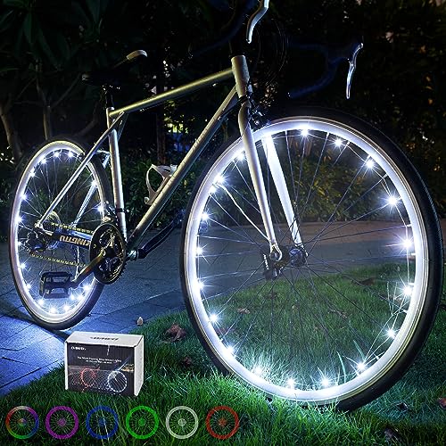 Luz brillante para radios de bicicleta DAWAY A01 con visibilidad nocturna de alta seguridad