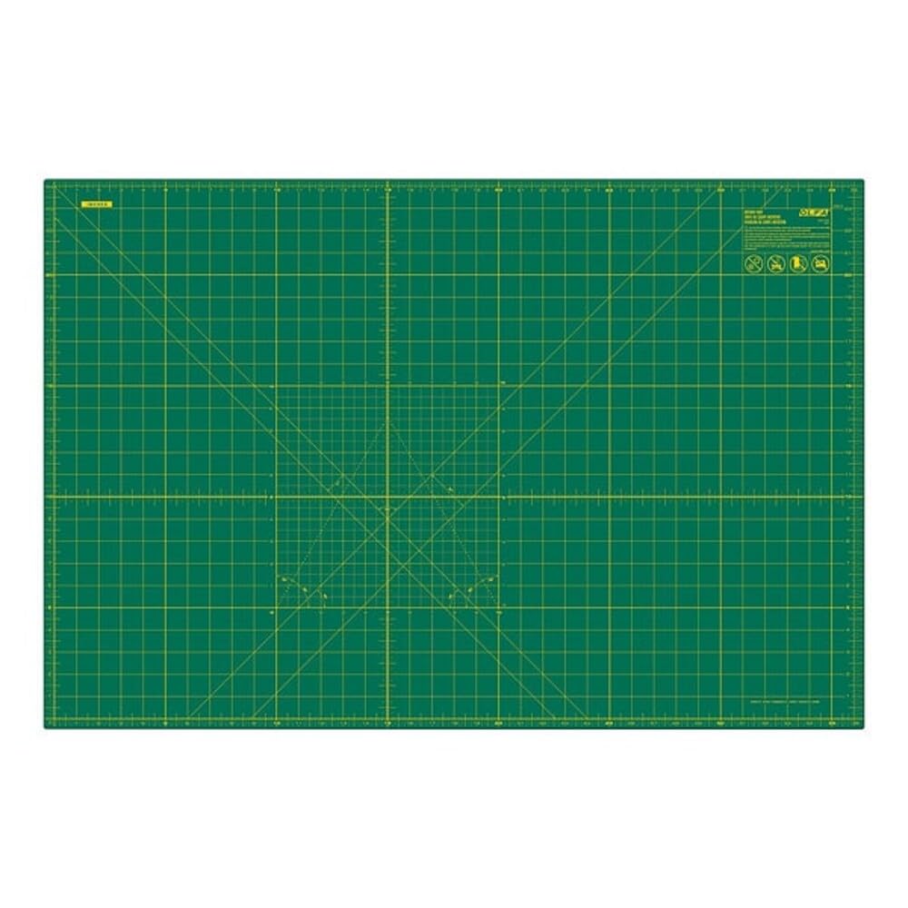 OLFA RM-MG-01 - Tappetino rotante autorigenerante su entrambi i lati, 61 x 91 cm, colore: Verde