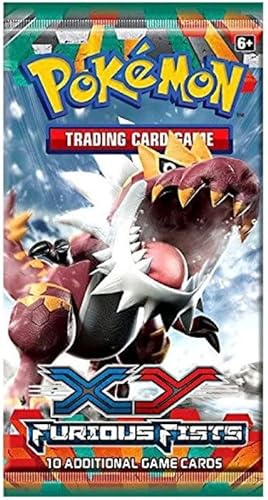 Pokemon Tarjetas - XY Furious Fists - Booster Pack (10 Tarjetas)